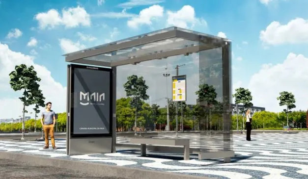 Intervenção de melhoria nos abrigos destinados a paragens de transportes públicos