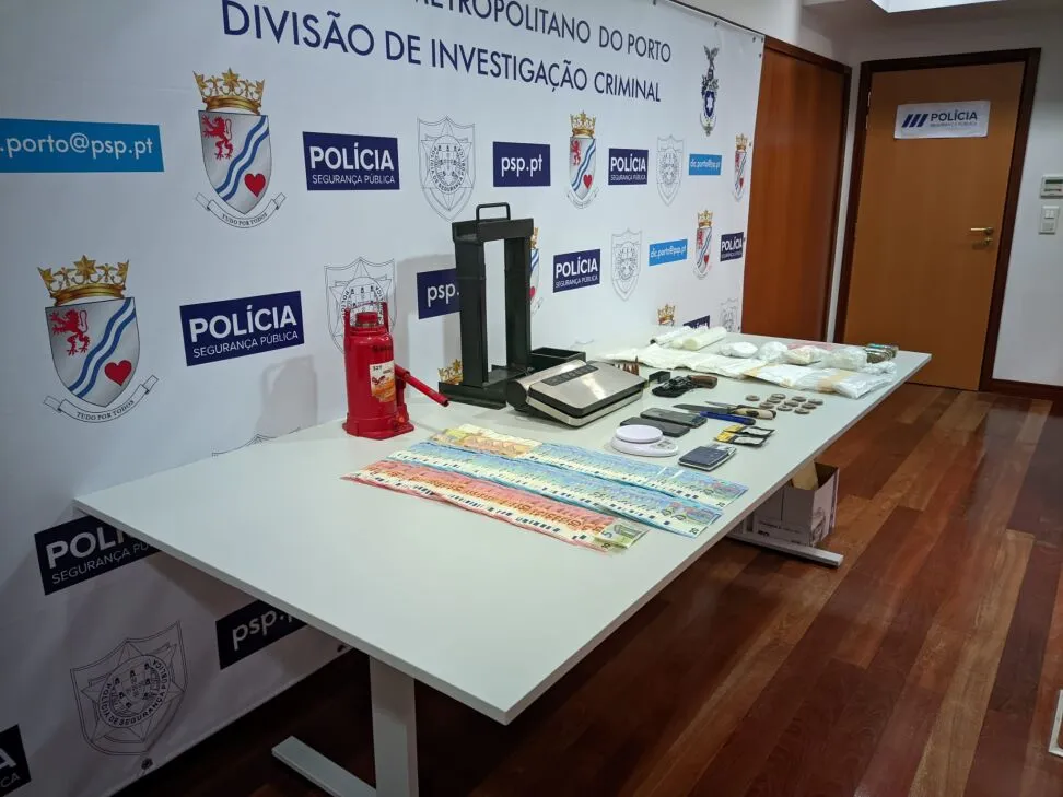 PSP encontrou três quilos de cocaína na Maia ao investigar caso de violência doméstica