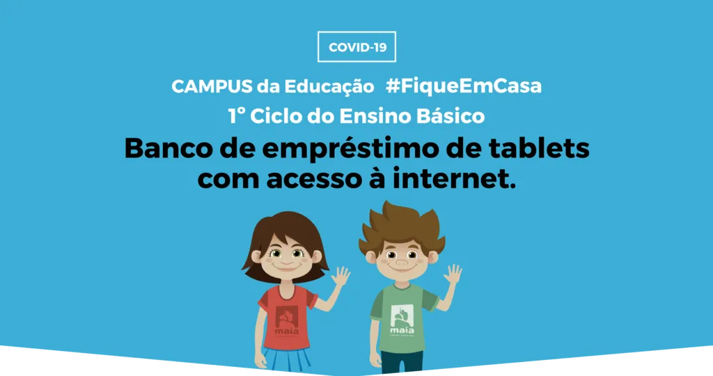 Câmara da Maia lança banco de empréstimo de tablets a alunos do 1º ciclo