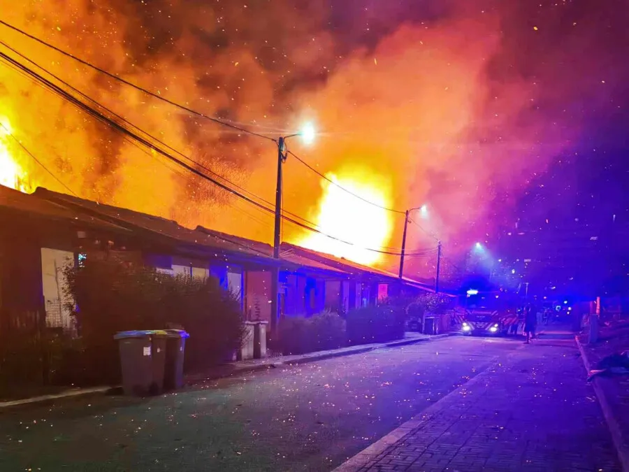 Incêndio em festa de casamento na Maia destruiu casa e danificou outras duas