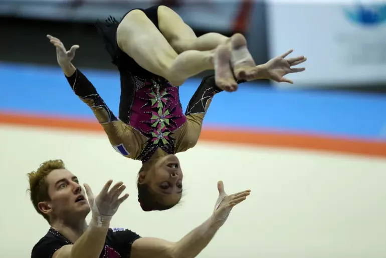 Ginástica acrobática na Maia com recorde de mais de 1300 atletas