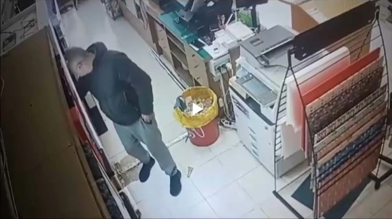 Homem filmado a furtar raspadinhas de papelaria na Maia